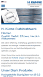 Mobile Screenshot of kuenne-draht.de